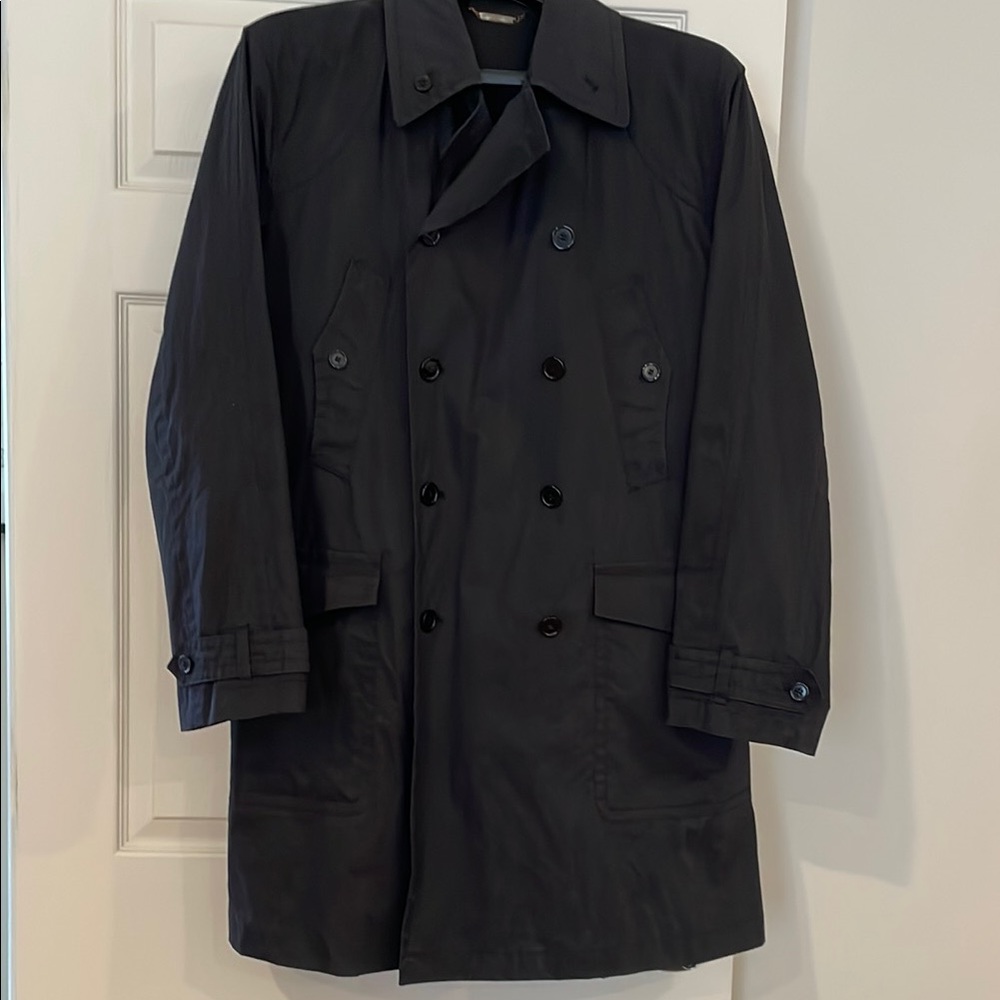 Men's Dolce Gabbana Black Double-Breasted Coat